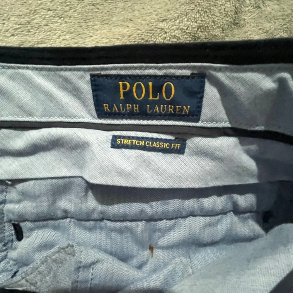 Polo Ralph Lauren Pants Mens 34x30 Navy Blue Stretch Classic Fit Corduroy
